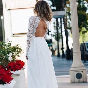 Lulu’s White Lace Dress